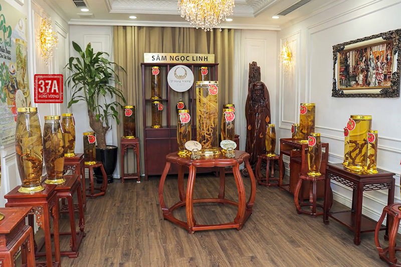 Nhà hàng 37A Hùng Vương – Bảo tàng sâm thu nhỏ giữa thủ đô Hà Nội
