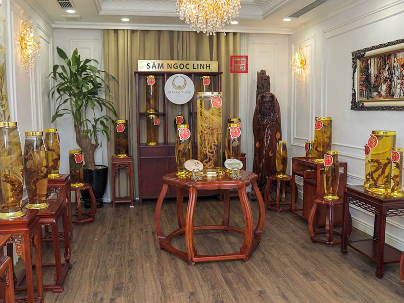 Nhà hàng 37A Hùng Vương – Bảo tàng sâm thu nhỏ giữa thủ đô Hà Nội